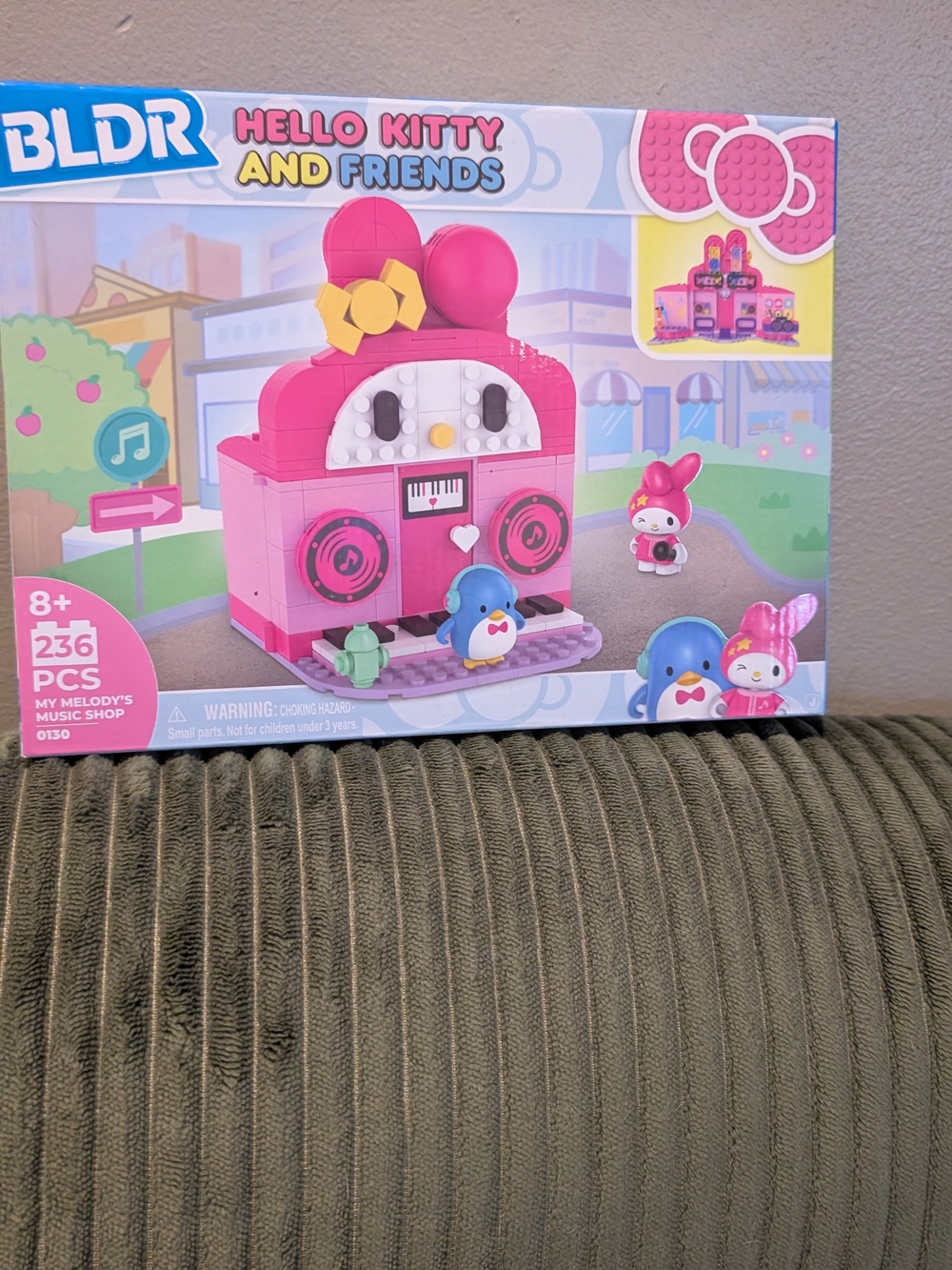 Hello Kitty and Friends My Melody Pink Music Shop Building Set